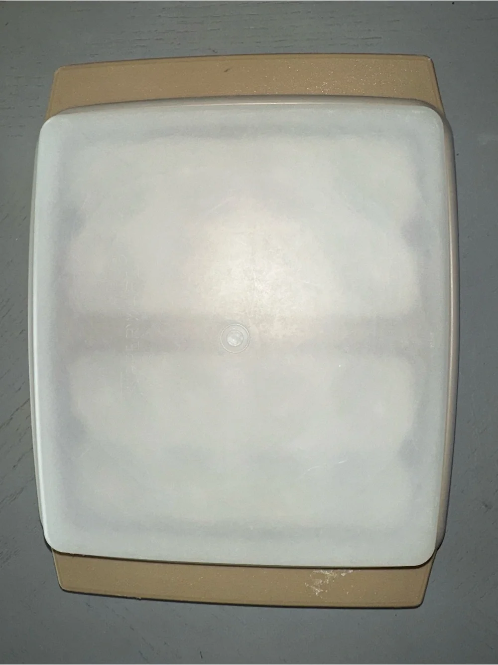 Tupperware Beige and White Egg Storage Tray Set